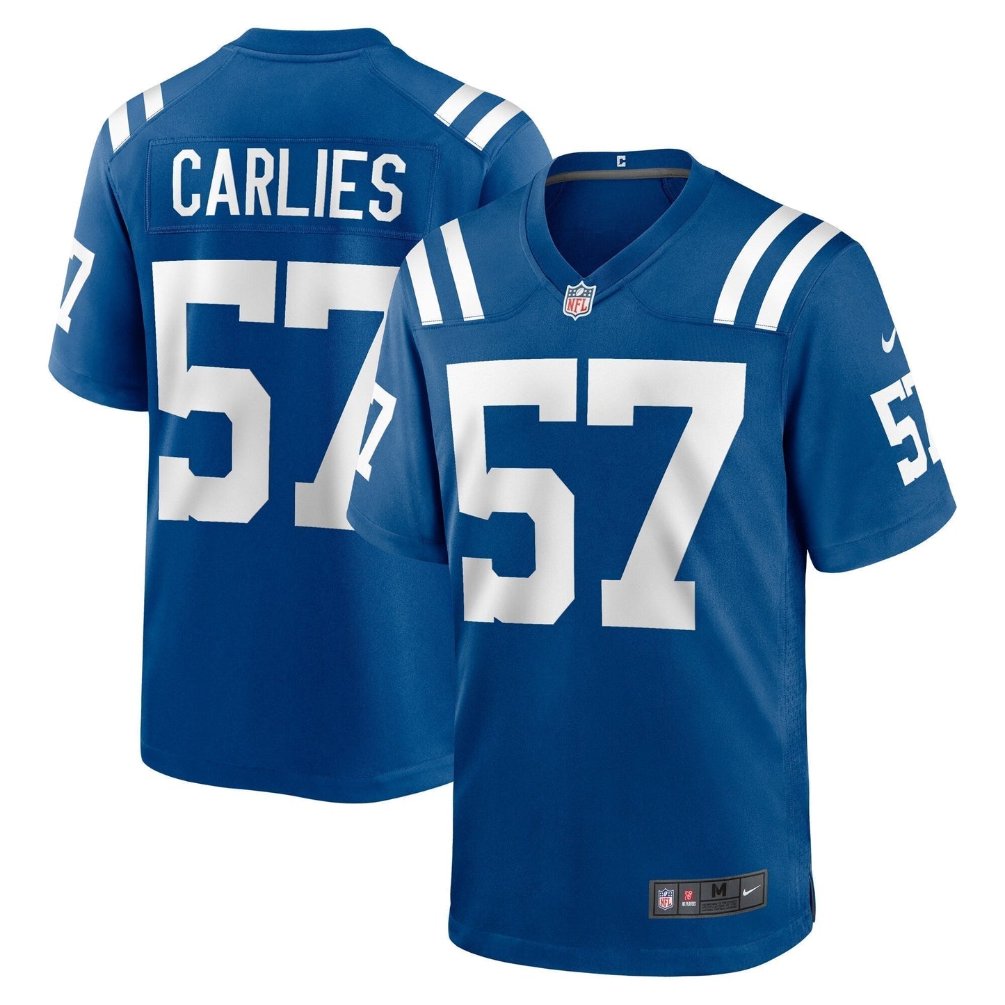Jaylon Carlies Indianapolis Colts  Game Jersey -  Royal