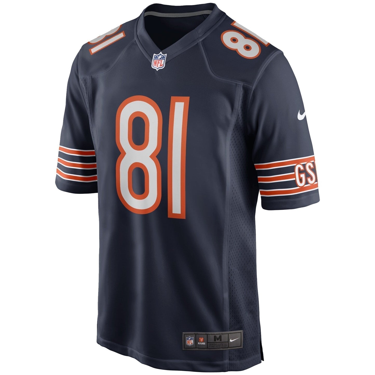 Doug Atkins Chicago Bears Game Retired   Jersey - Navy
