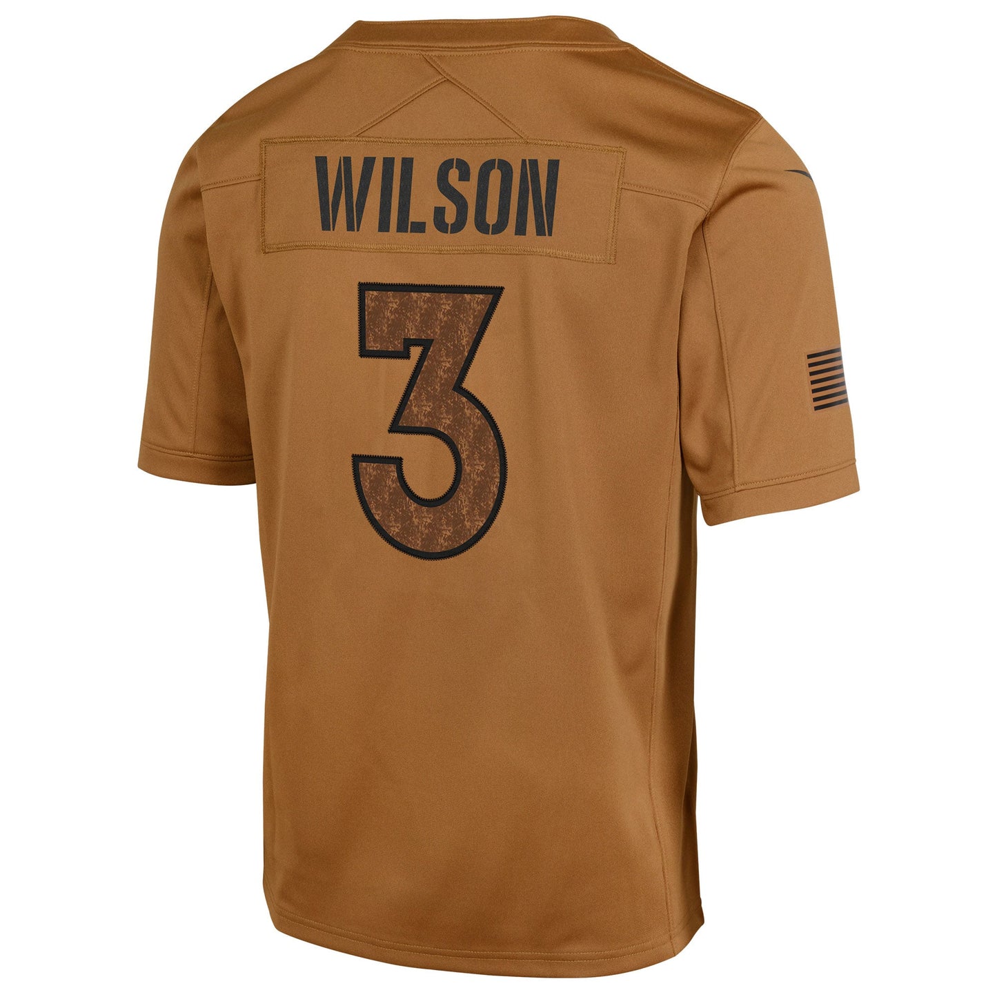 Russell Wilson Denver Broncos  Salute To Service Limited Jersey - Brown