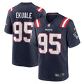 Daniel Ekuale New England Patriots  Game   Jersey - Navy