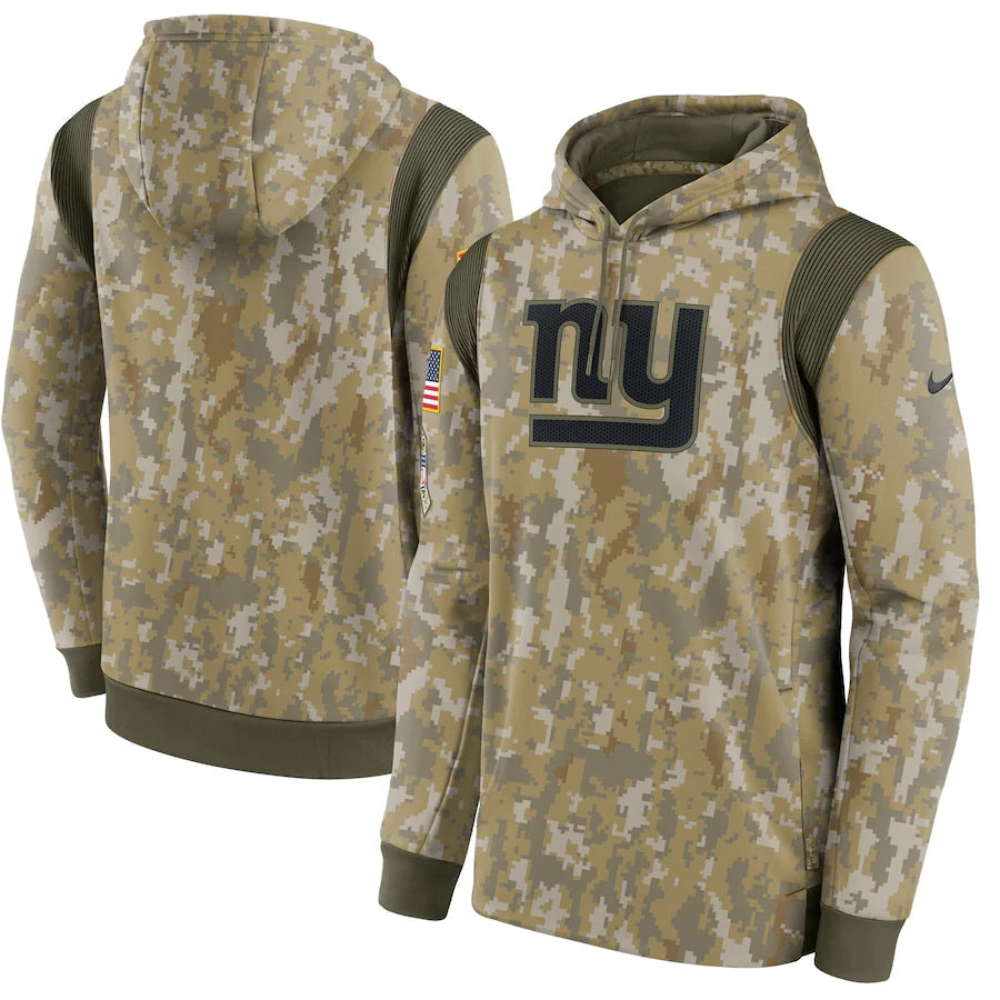 Men's New York Giants 2021 Salute to Service Hoodie Camouflage