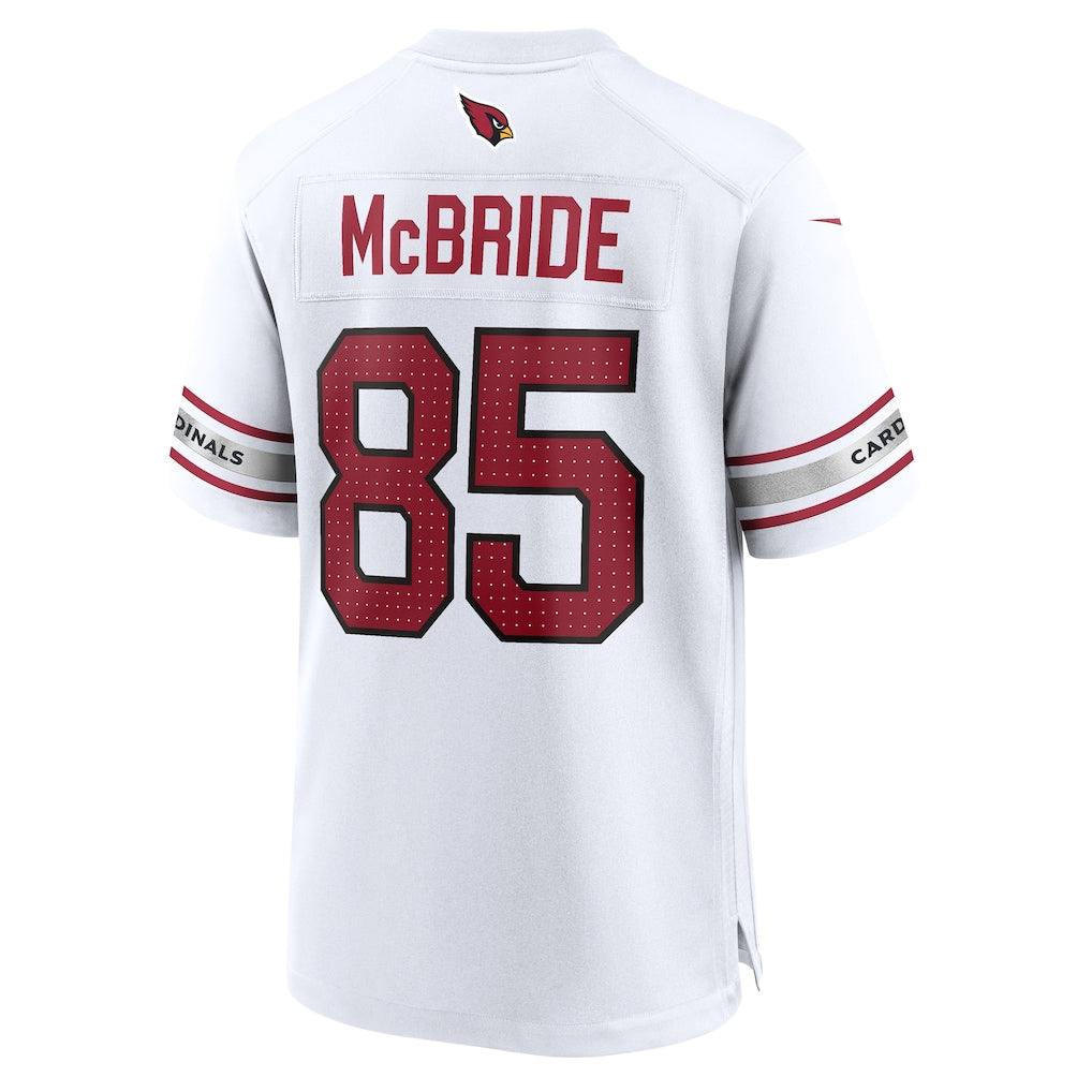 A.Cardinals #85 Trey McBride White Game Jersey