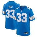 Sione Vaki Detroit Lions  Team Game Jersey -  Blue