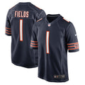Justin Fields Chicago Bears    Game Jersey - Navy