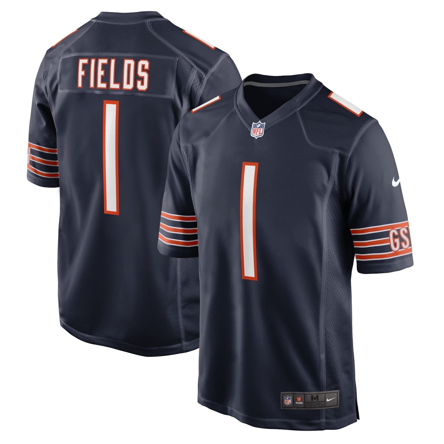 Justin Fields Chicago Bears    Game Jersey - Navy