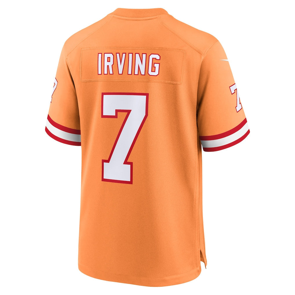 TB.Buccaneers #7 Bucky Irving Creamsicle 50th Season GameJersey