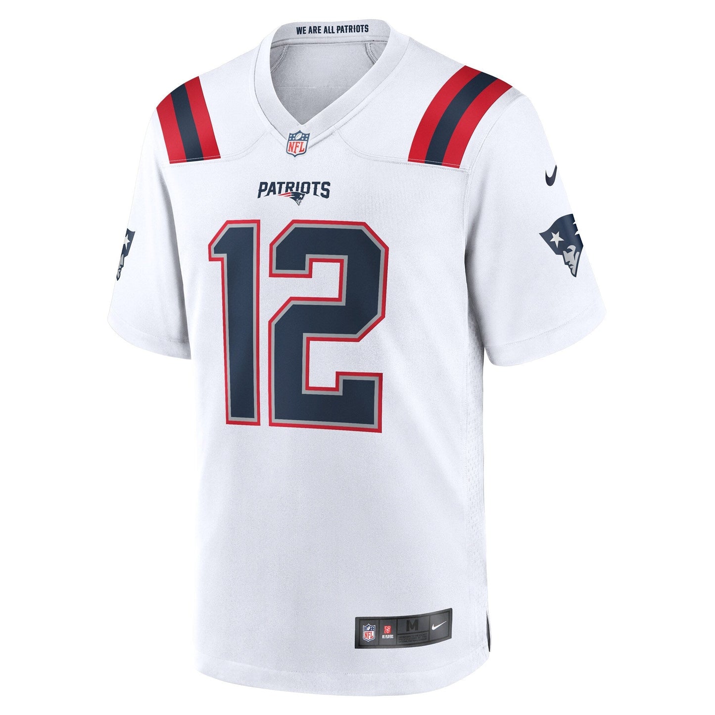 Tom Brady New England Patriots  Retired Game Jersey - White