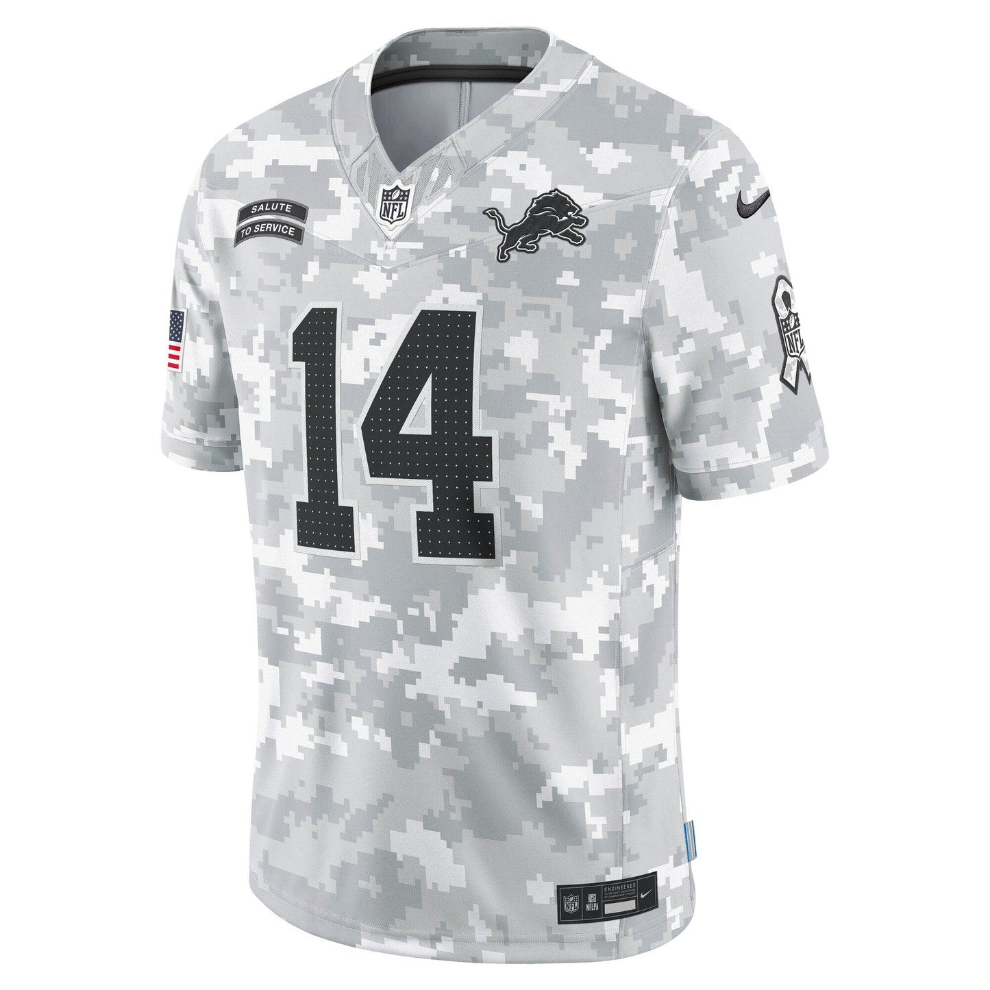 Amon-Ra St. Brown Detroit Lions  2024 Salute to Service Limited Jersey - Arctic Camo