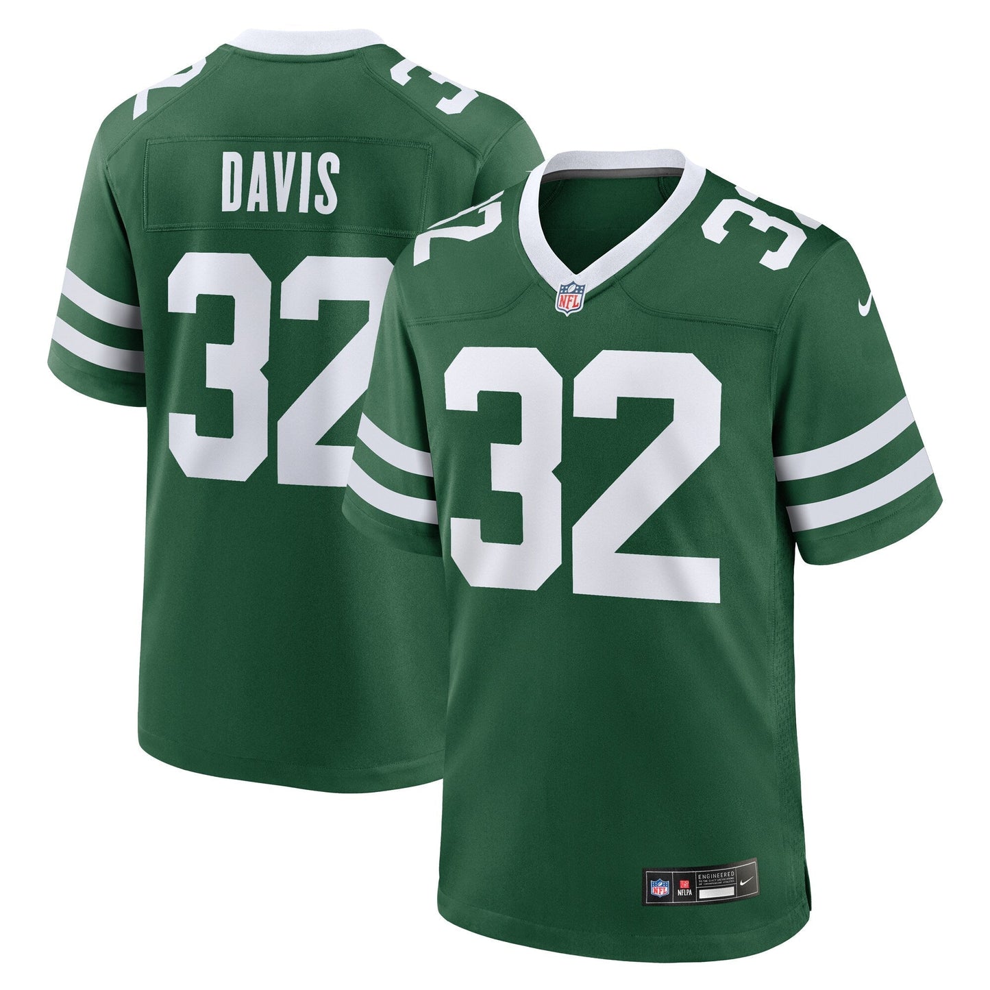 Isaiah Davis New York Jets  Team Game Jersey - Legacy Green