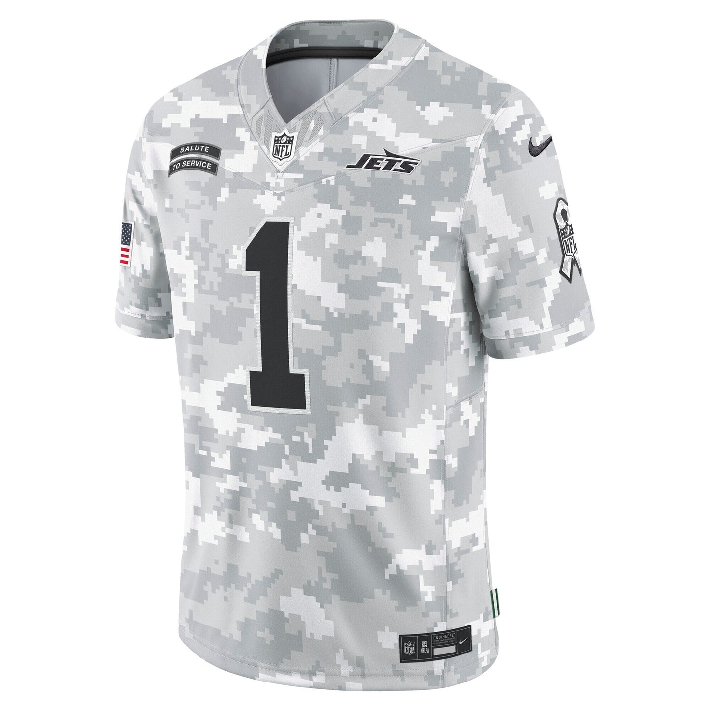 Sauce Gardner New York Jets  2024 Salute to Service Limited Jersey - Arctic Camo