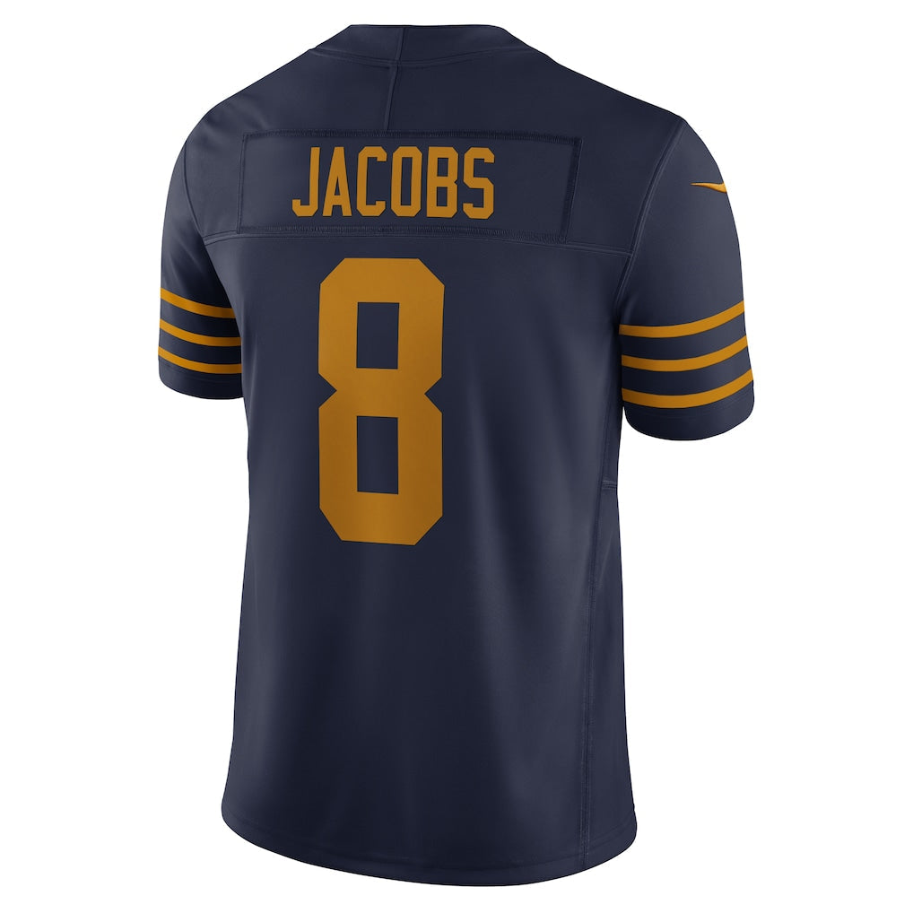 GB. Packers #8 Josh Jacobs Navy The 1923 Classic Vapor F.U.S.E. Limited Jersey