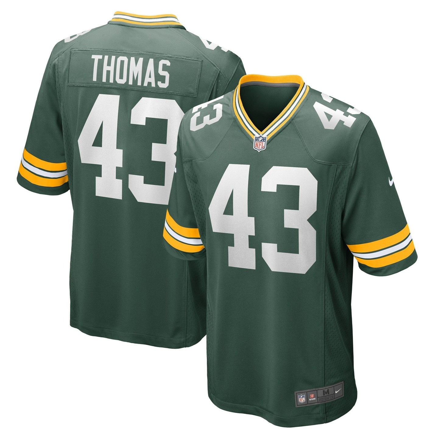 Kiondre Thomas Green Bay Packers  Game   Jersey - Green