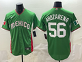 Men's Mexico Baseball Randy Arozarena #56 Green 2026 World Baseball Classic Stadium Jersey