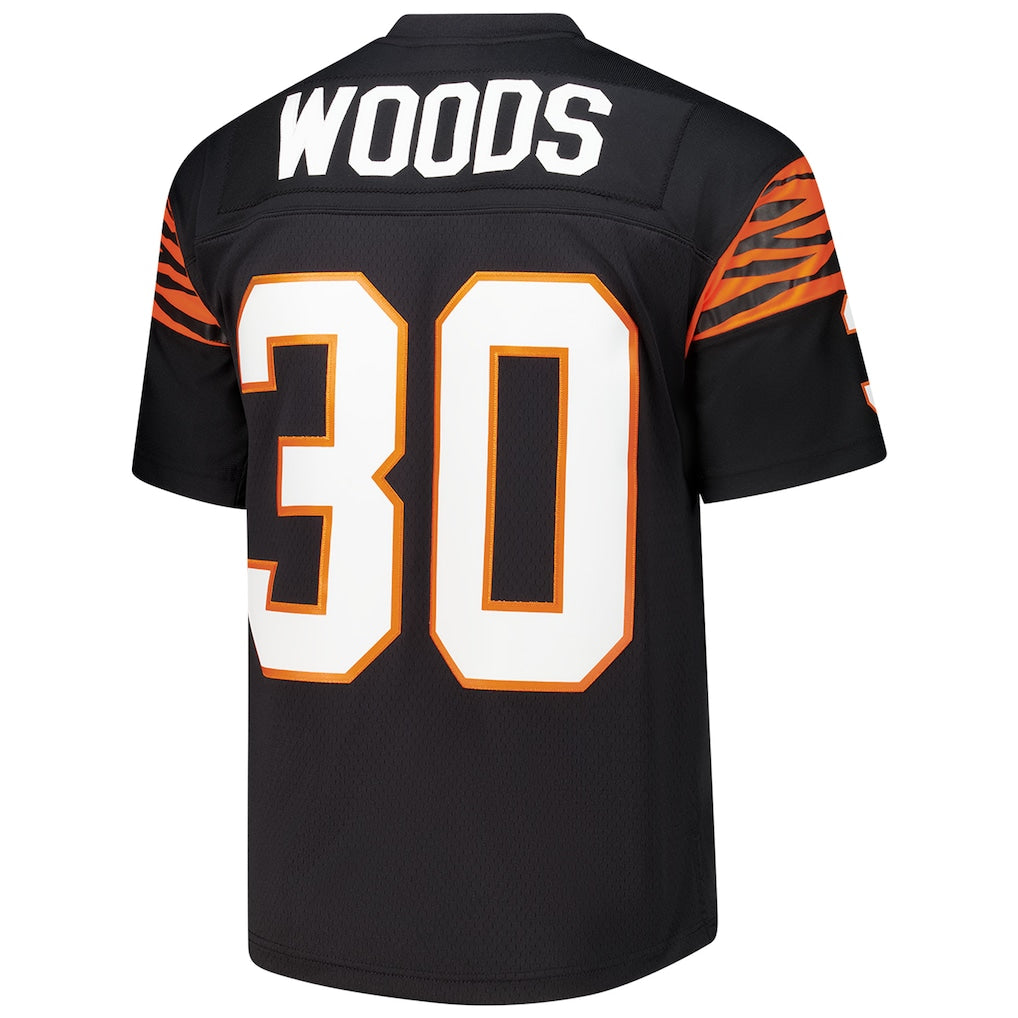 C.Bengals #30 Chase Brown  Black 1988 Legacy Replica Jersey