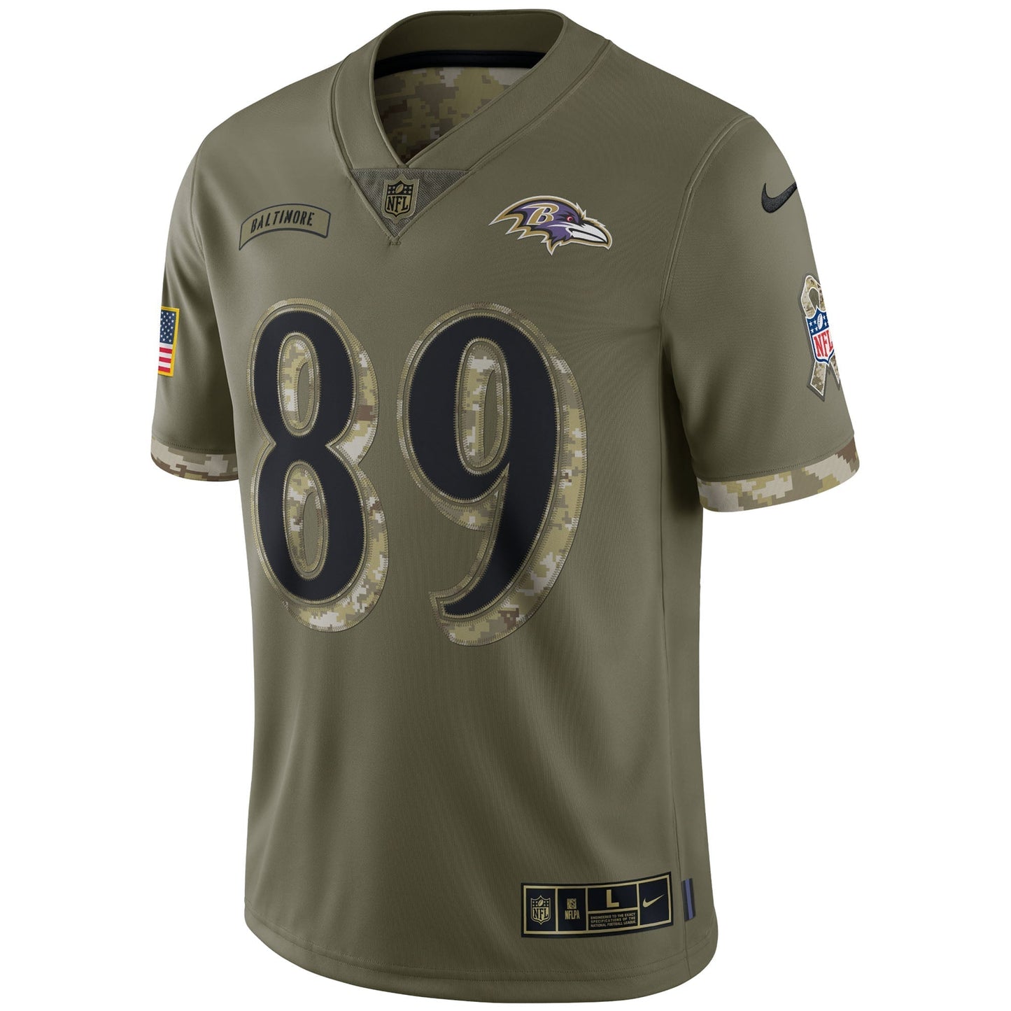 Mark Andrews Baltimore Ravens  2022 Salute To Service Limited Jersey - Olive