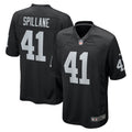 Robert Spillane Las Vegas Raiders  Game   Jersey - Black