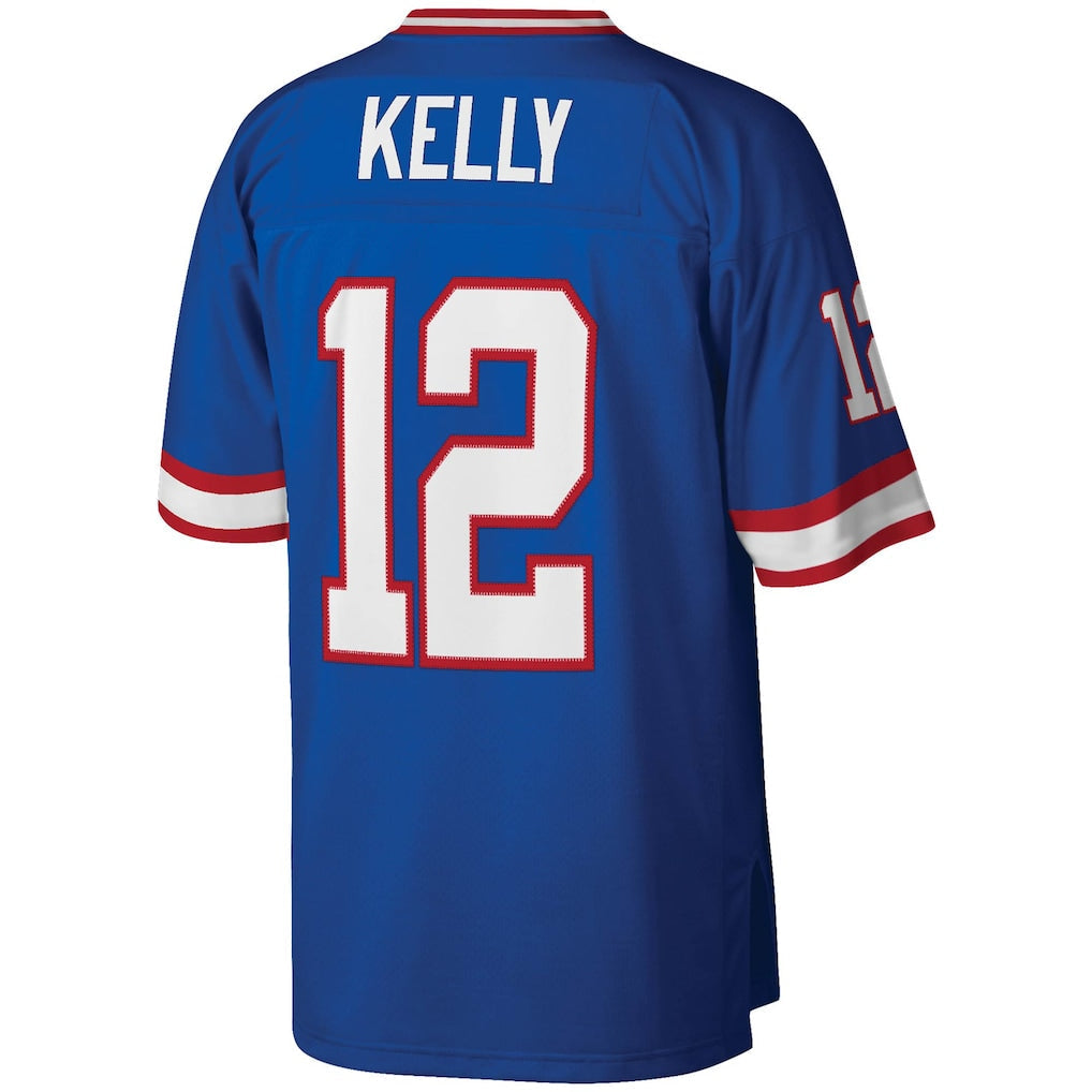 B.Bills #12 Jim Kelly  Royal Legacy Replica Jersey