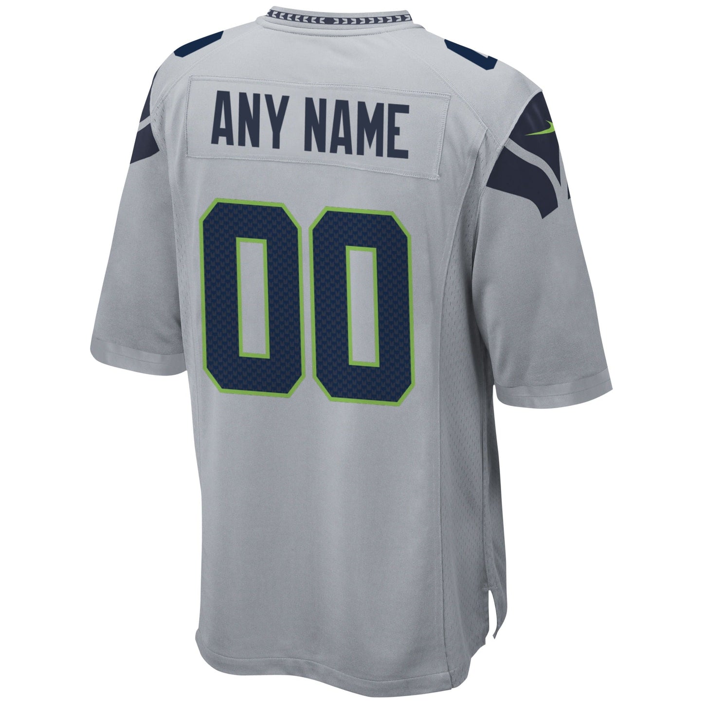 Seattle Seahawks  Alternate Custom Game Jersey - Gray