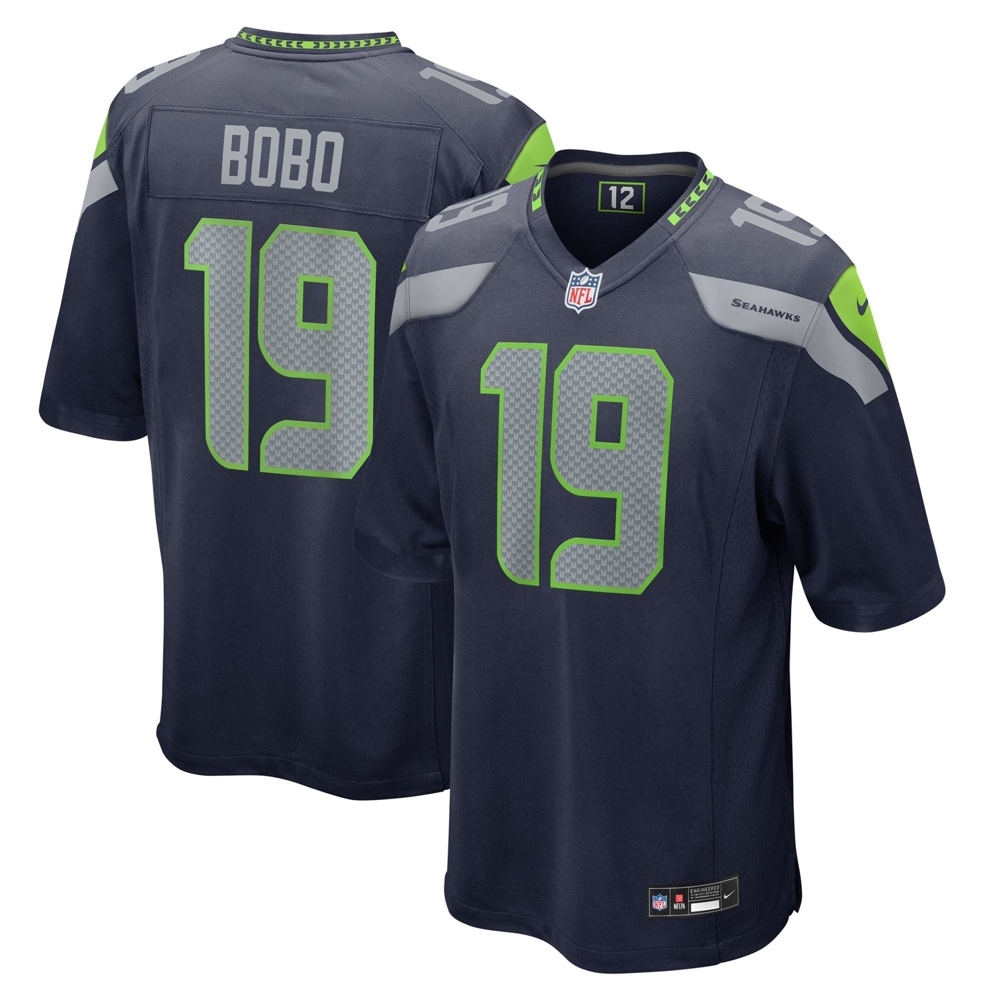 Jake Bobo Seattle Seahawks   Game Jersey -  College Navy
