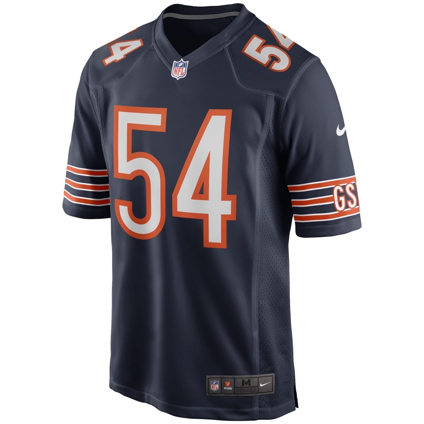 Brian Urlacher Chicago Bears  Game Retired   Jersey - Navy