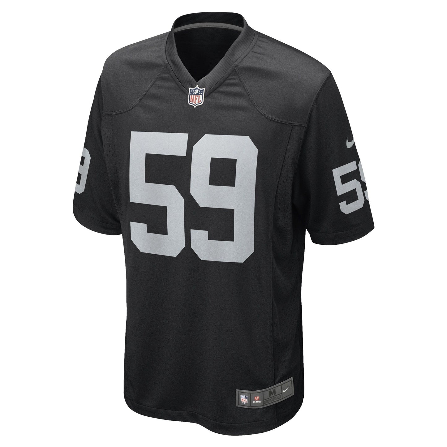 Luke Masterson Las Vegas Raiders  Game   Jersey - Black