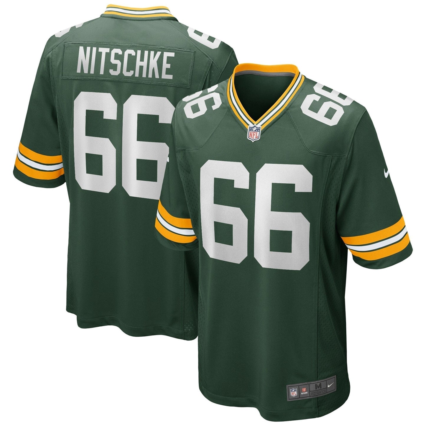 Ray Nitschke Green Bay Packers  Game Retired   Jersey - Green