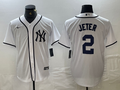 Men's New York Yankees Derek Jeter White Limited Game Jersey