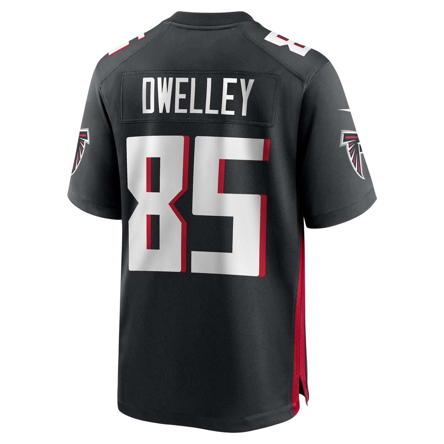 Ross Dwelley Atlanta Falcons  Team Game Jersey -  Black