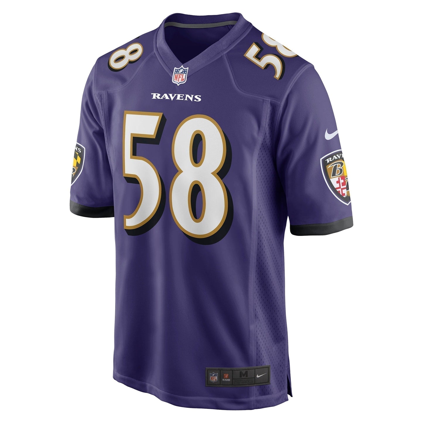 Michael Pierce Baltimore Ravens    Game Jersey - Purple