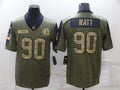 Men's Pittsburgh Steelers T.J. Watt Brown Game Player Jersey