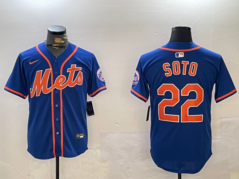 Men's New York Mets Juan Soto Royal Alternate Replica Player Jersey