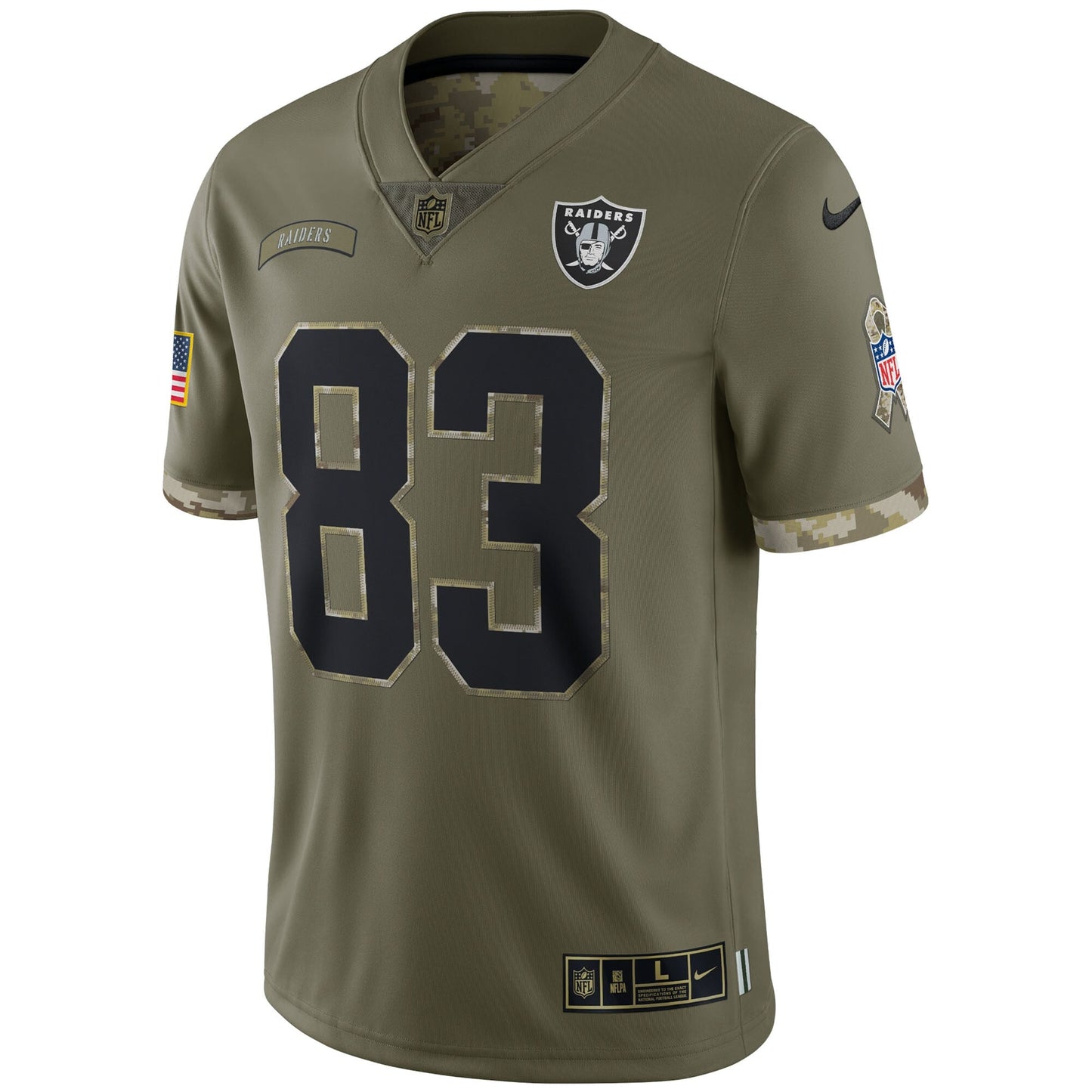 Darren Waller Las Vegas Raiders  Salute To Service Limited Jersey - Olive