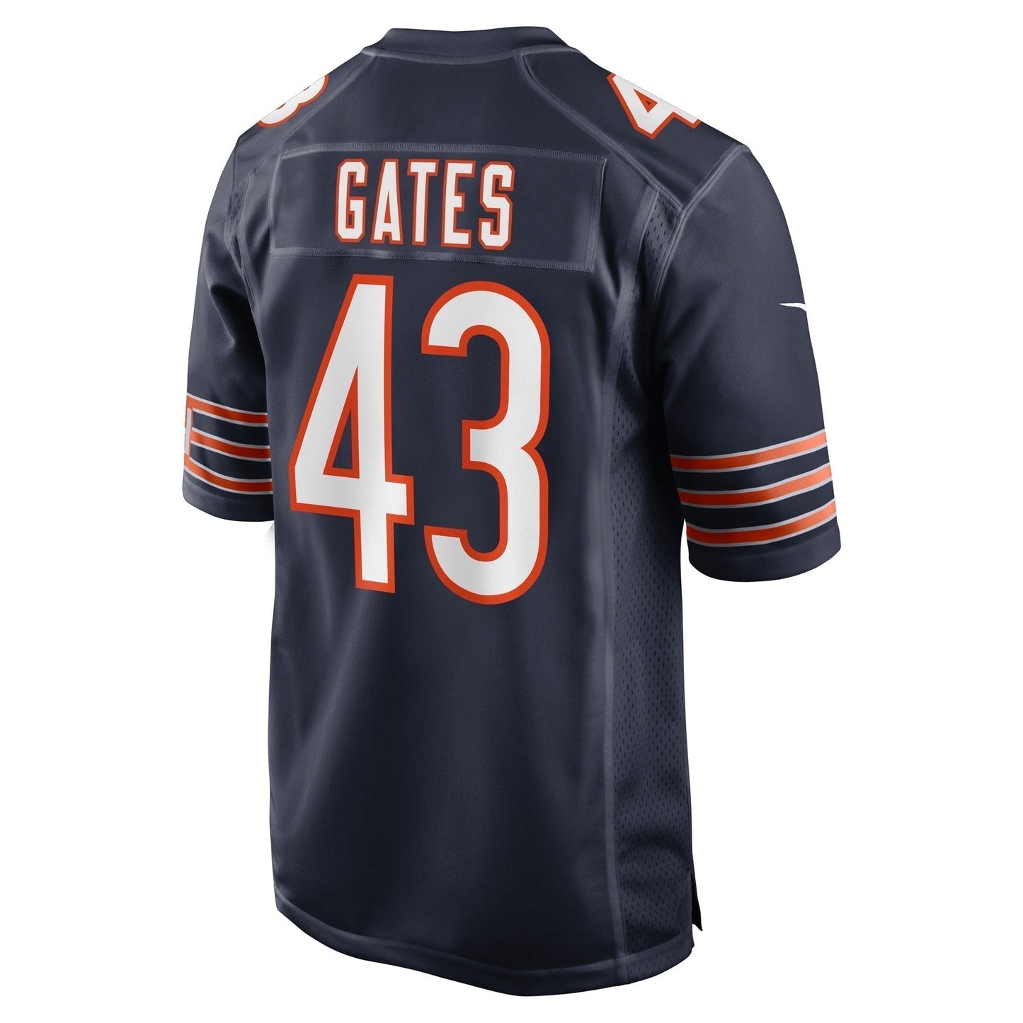 DeMarquis Gates Chicago Bears Game   Jersey - Navy