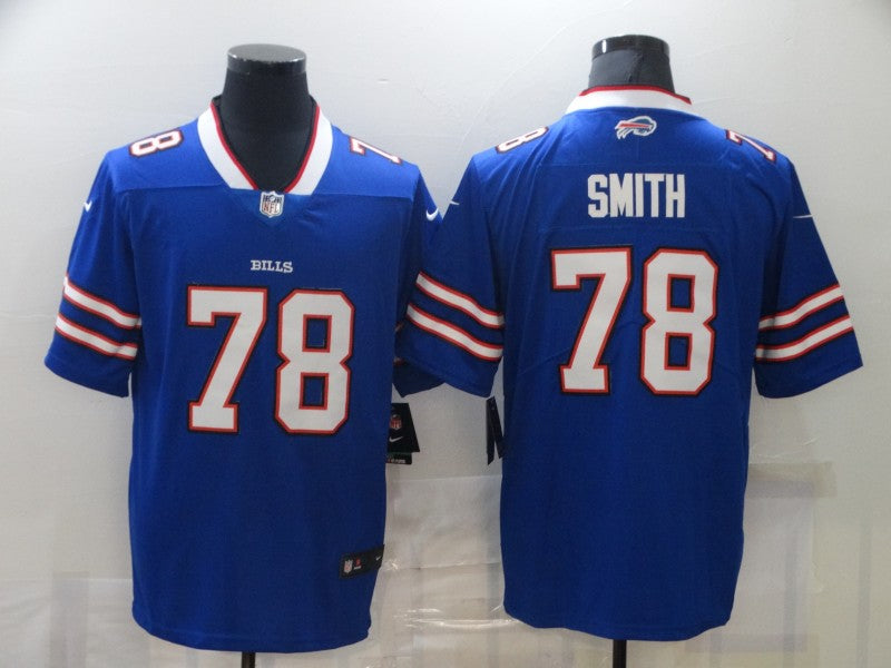 Men's Buffalo Bills Bruce Smith Blue Game Player Jersey