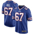 Kent Hull Buffalo Bills  Game Retired   Jersey - Royal