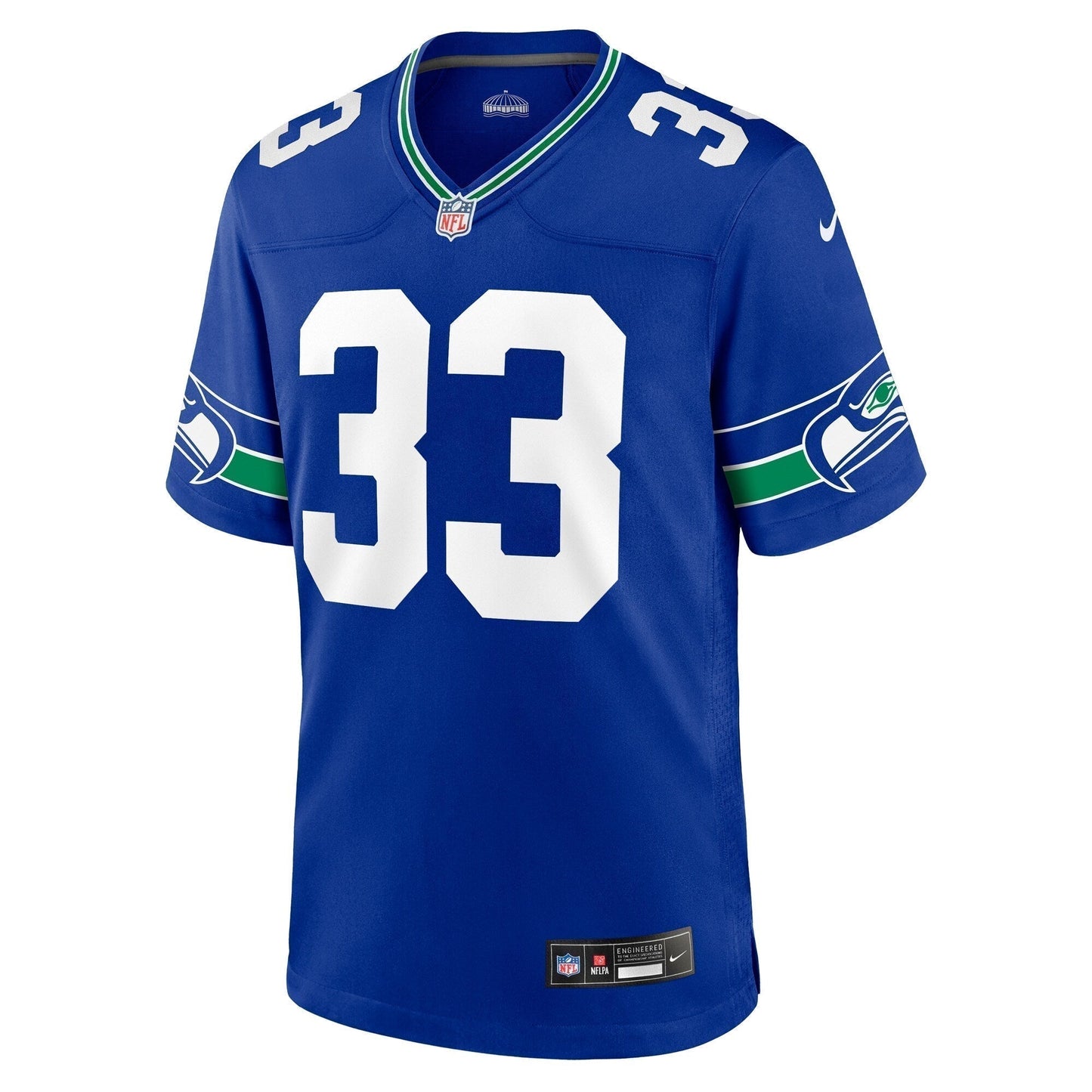 Jamal Adams Seattle Seahawks  Throwback   Game Jersey - Royal