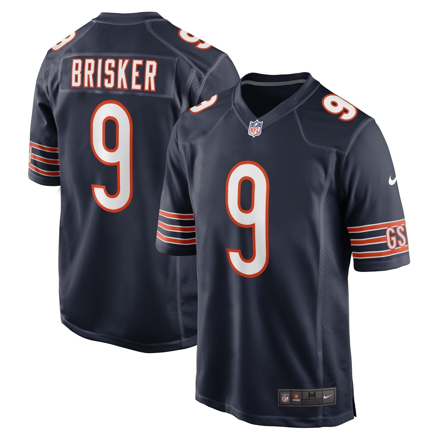 Jaquan Brisker Chicago Bears  Game   Jersey - Navy