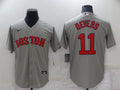 Men's Boston Red Sox Rafael Devers Gray Replica Baseball Jersey