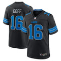 Jared Goff Detroit Lions  2nd Alternate Game Jersey - Black