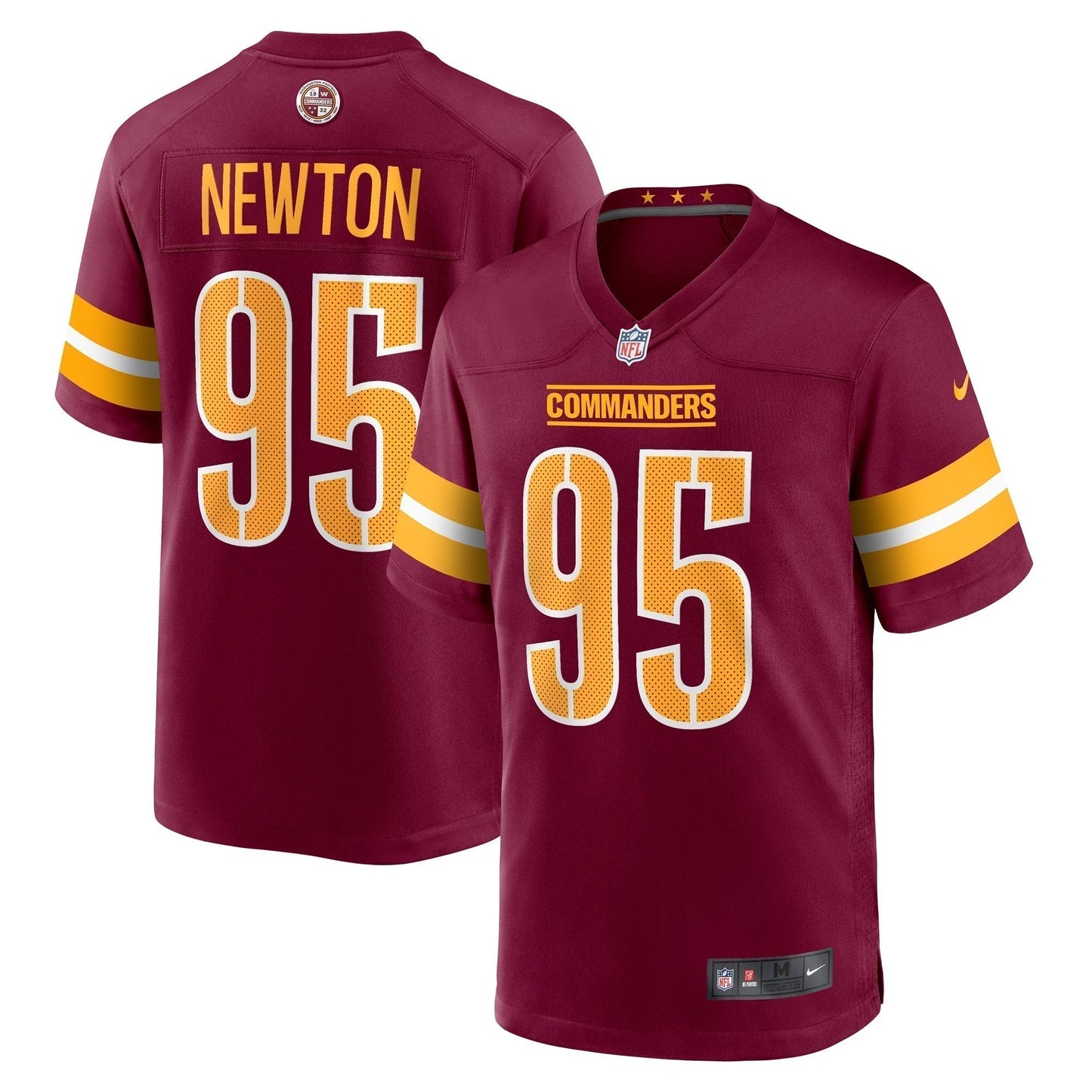 Jer'Zhan Newton Washington Commanders   Game Jersey -  Burgundy
