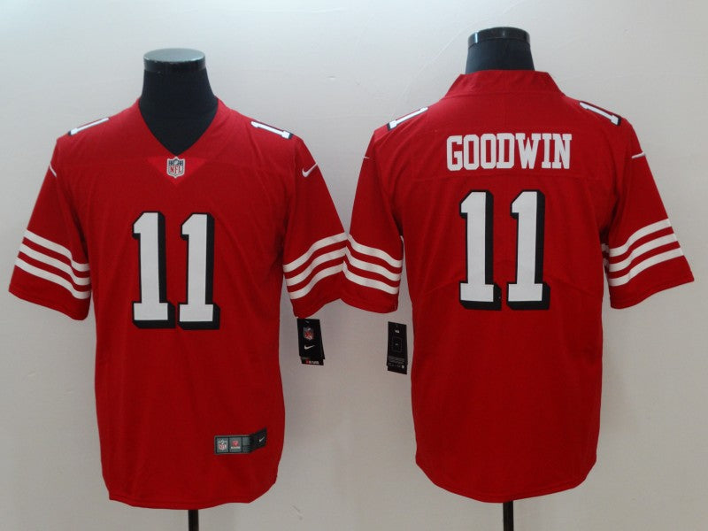 Men's San Francisco 49ers Marquise Goodwin Red Game Jersey