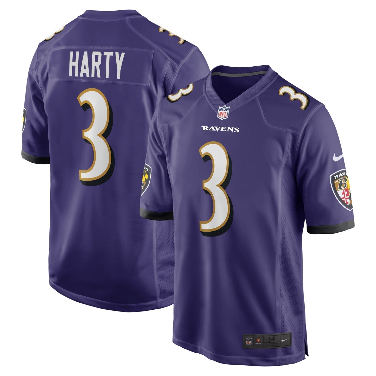 Deonte Harty Baltimore Ravens  Team Game Jersey -  Purple