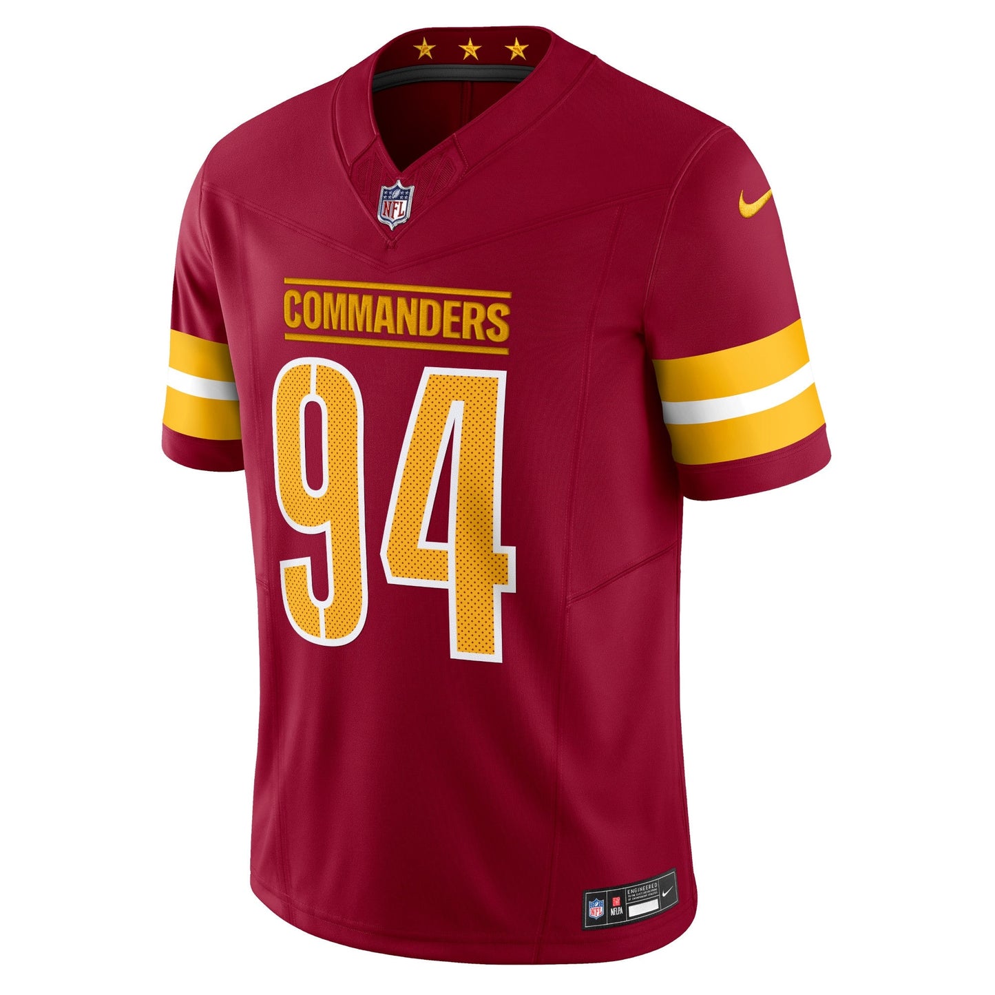 Daron Payne Washington Commanders  Vapor F.U.S.E. Limited Jersey - Burgundy