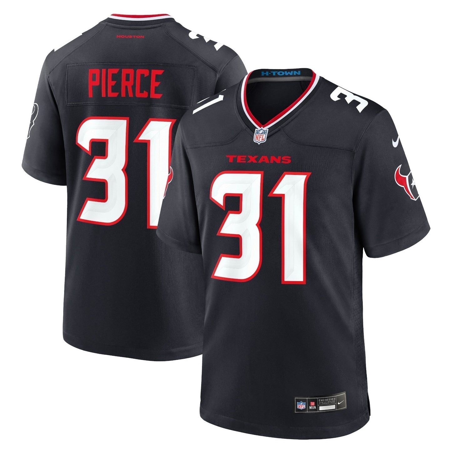 Dameon Pierce Houston Texans  Game Jersey - Navy