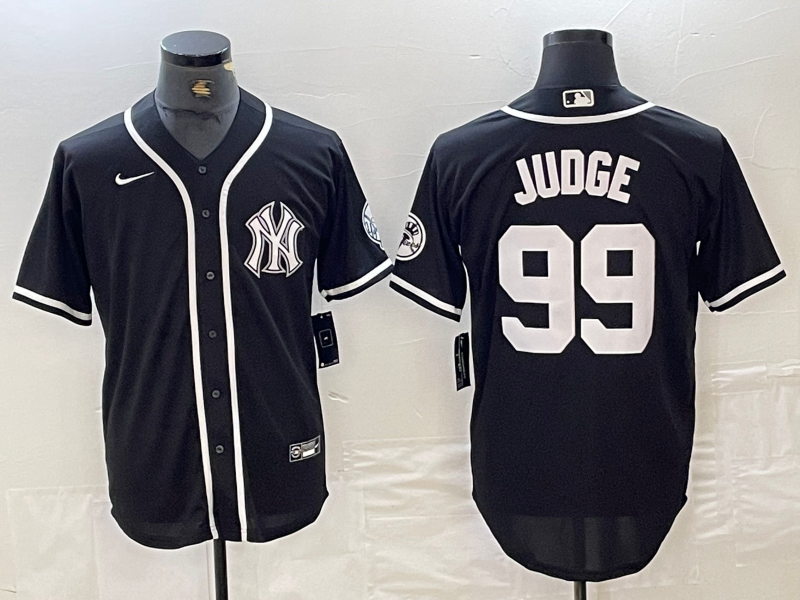 Men's New York Yankees Aaron Judge Black Limited Jersey