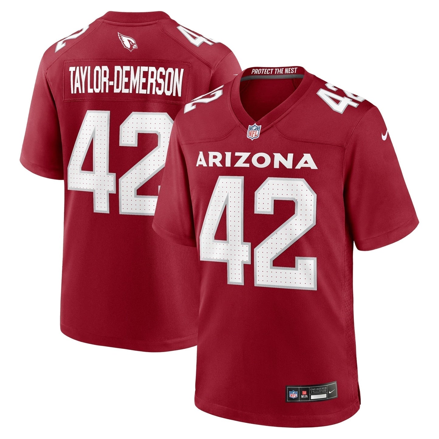 Dadrion Taylor-Demerson Arizona Cardinals  Team Game Jersey -  Cardinal