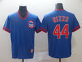 Men's Chicago Cubs Anthony Rizzo Blue Stitched Jersey
