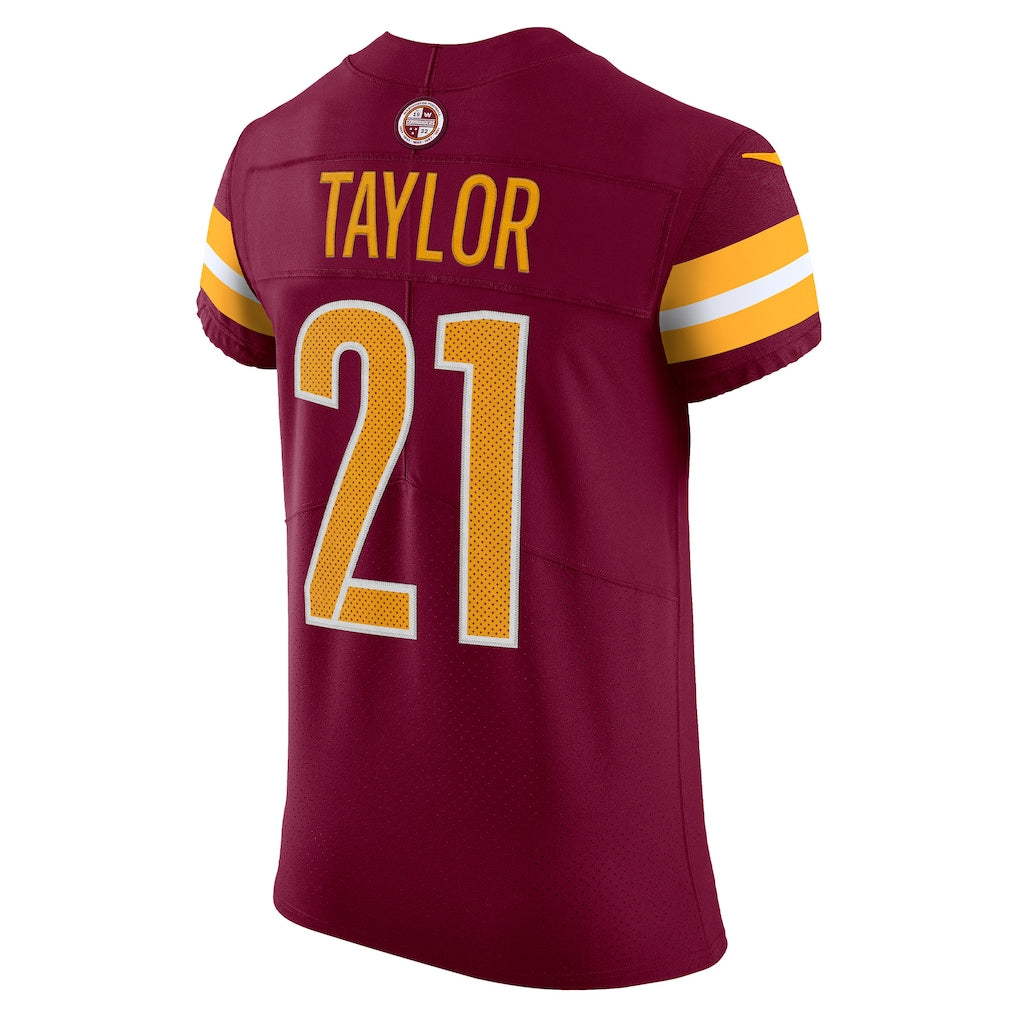 W.Commanders#21 Sean TaylorBurgundy Vapor Elite Retired Player Jersey