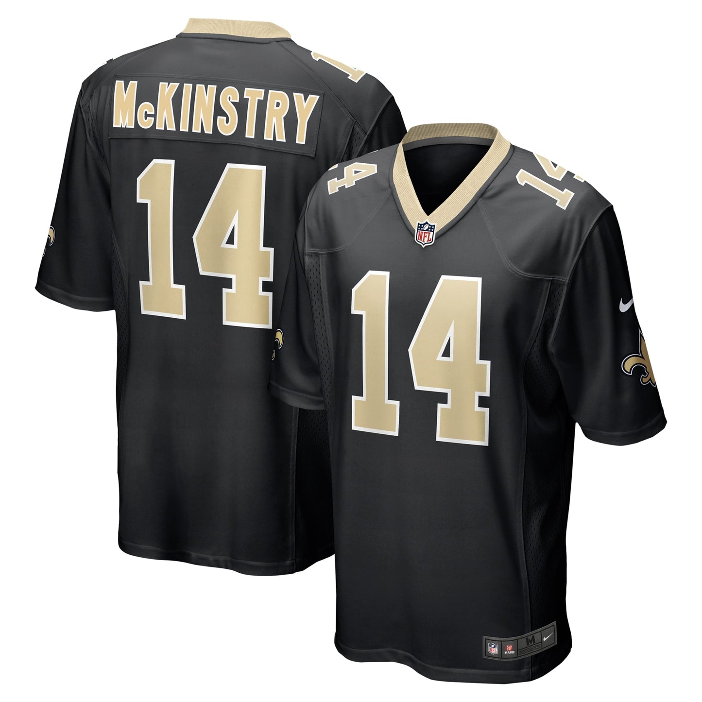 Ga'Quincy McKinstry New Orleans Saints     Game Jersey - Black