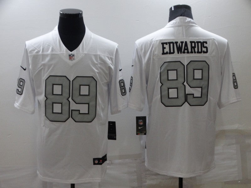 Men's Las Vegas Raiders Bryan Edwards #89 White Game Player Jersey1